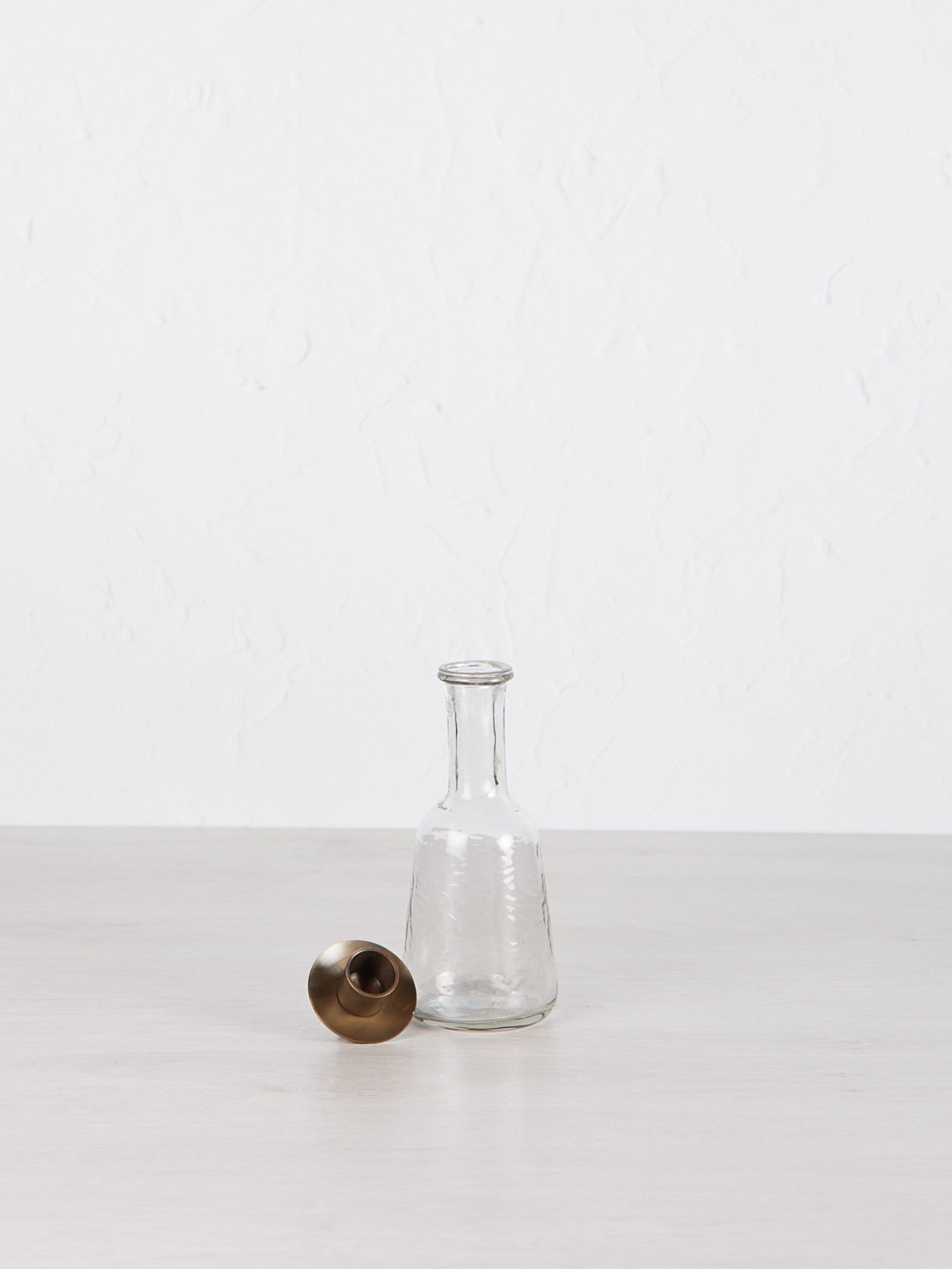 Sirsa Glass Tall Candlestick - Clear