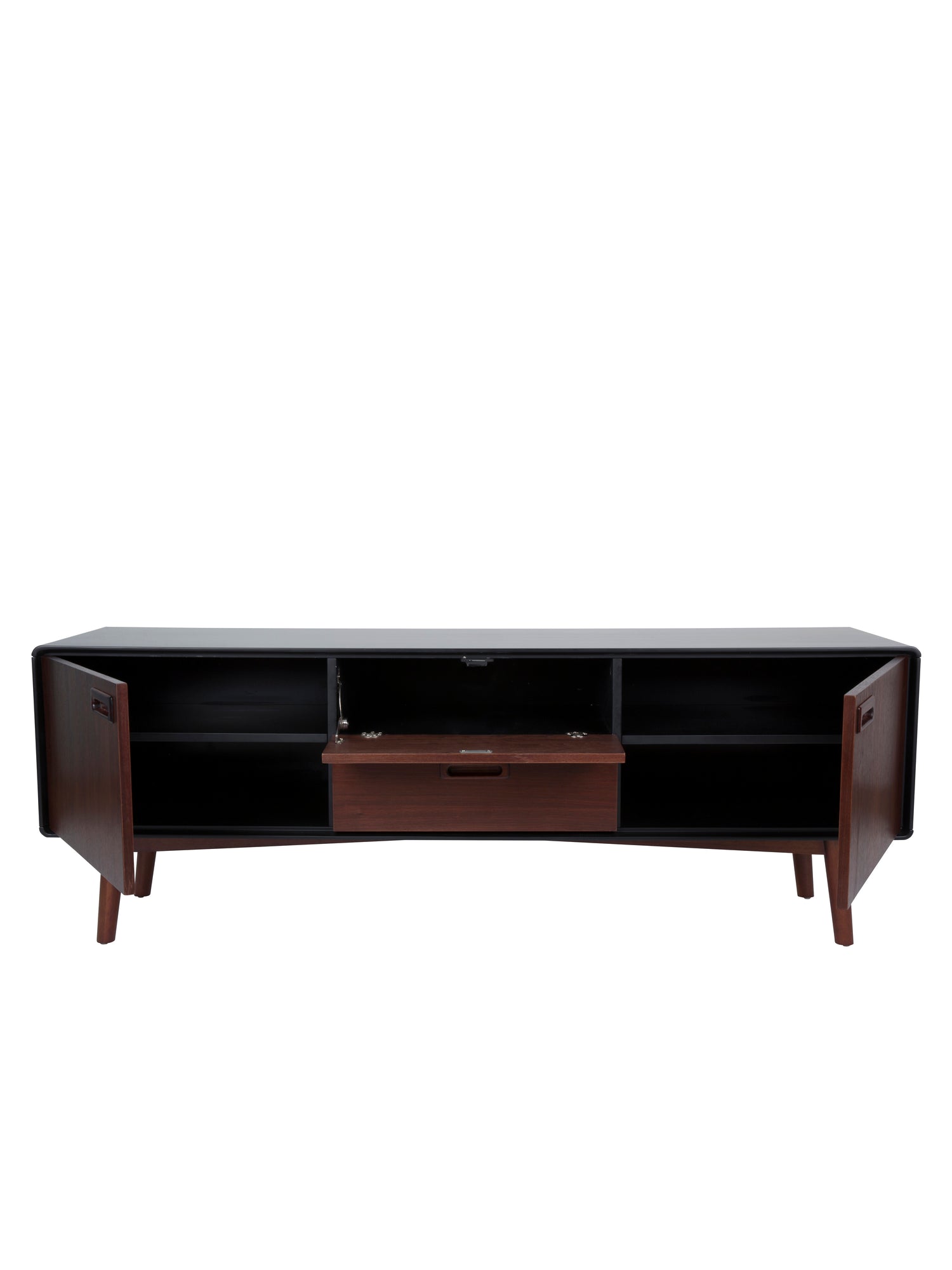 Julian Mid-Century Style Wooden Sideboard - Low