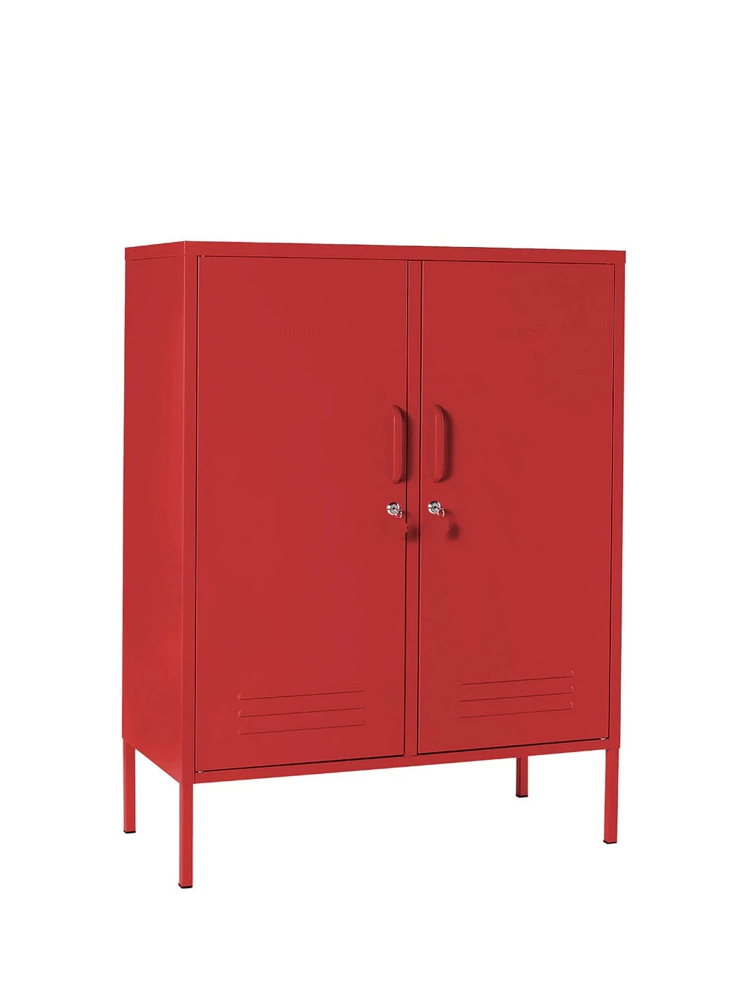 The Midi Mustard Made Locker in Poppy