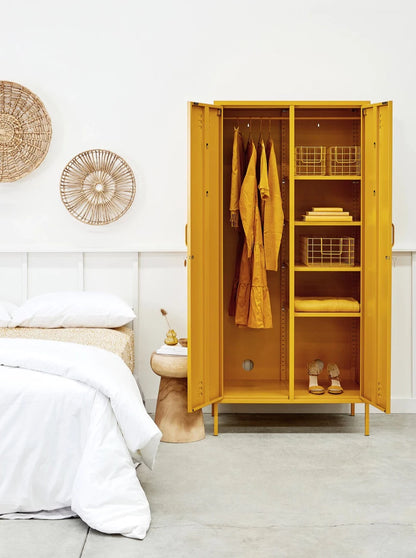 The Twinny Mustard Made Locker in Mustard