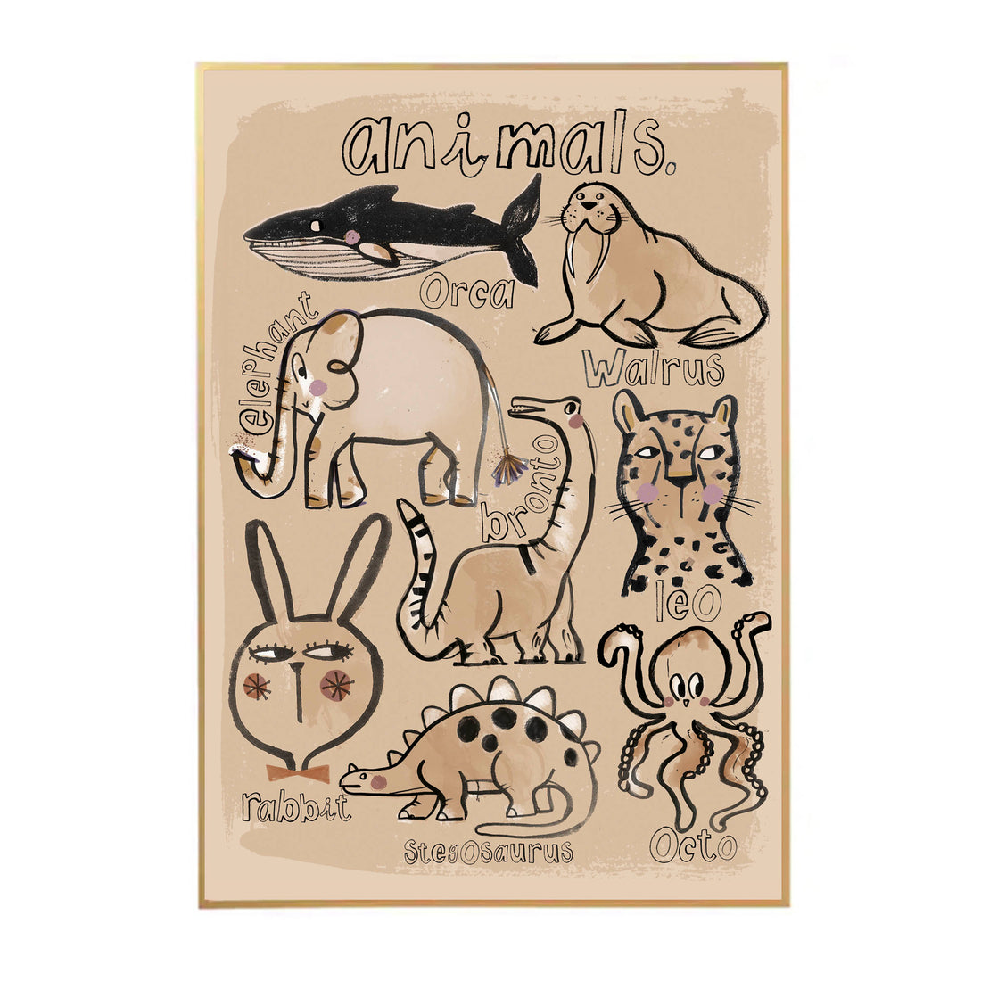 Animal Collection 50x70cm Wall Poster