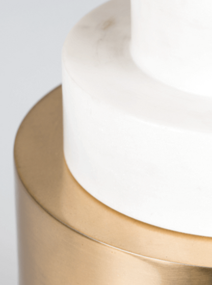 Chunky Footed Side Table Gold