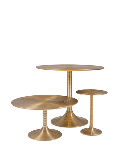 Hypnotising Round Coffee Table Black