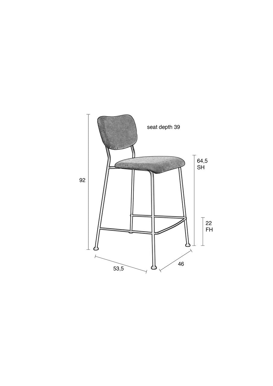 Benson Counter stool in 3 Colour Options