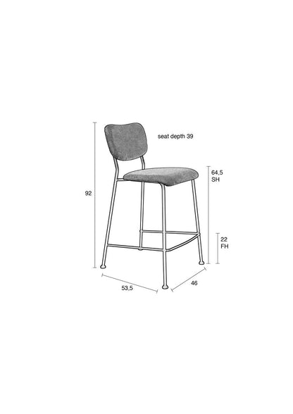 Benson Counter stool in 3 Colour Options