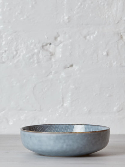 Nordic Sea Small Stoneware Pasta Bowl