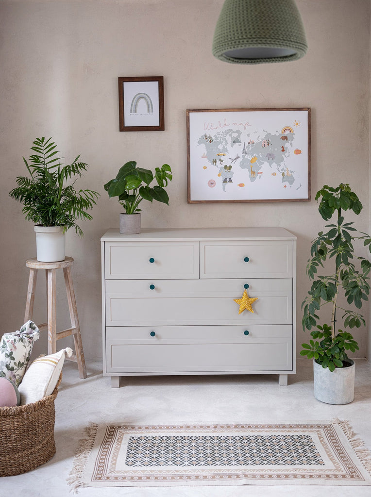 Handmade chest on sale of drawers
