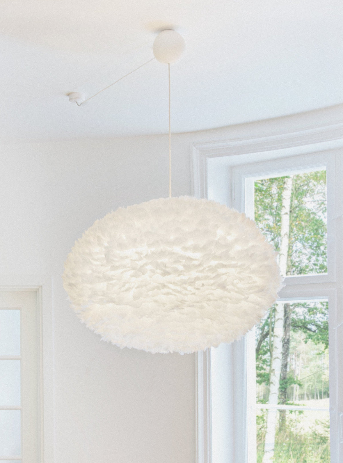 Goose sales feather lampshade