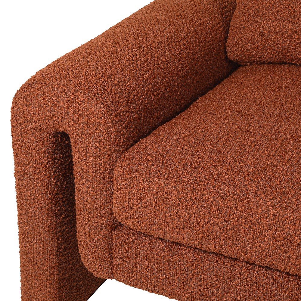 Lita Rust Boucle Arm Chair – Lillian Daph