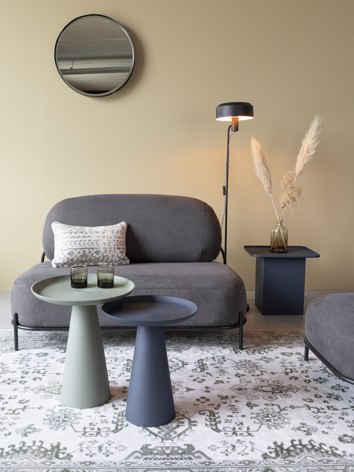 Blue gray on sale end table